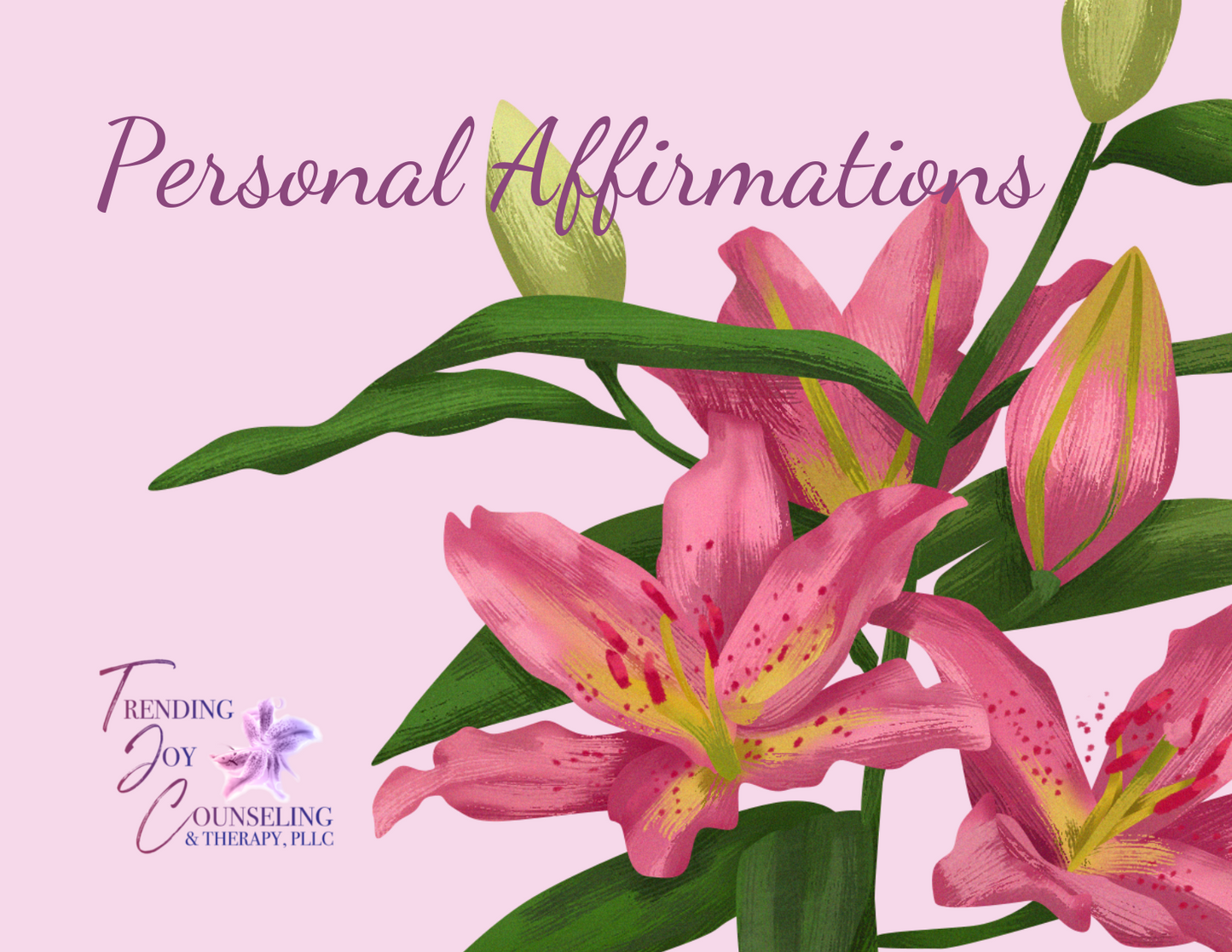 Trending Joy  Floral Affirmation Deck (digital download)