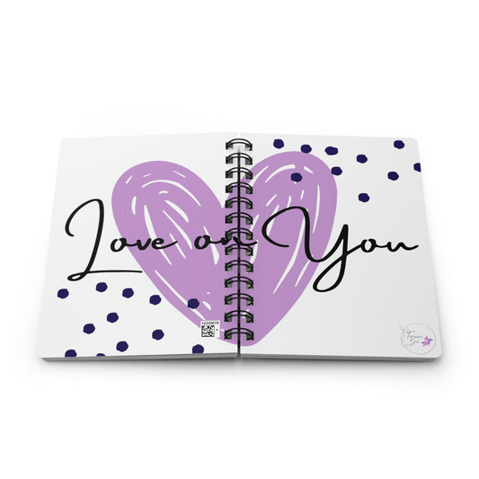 "Love on You" Spiral Bound Journal