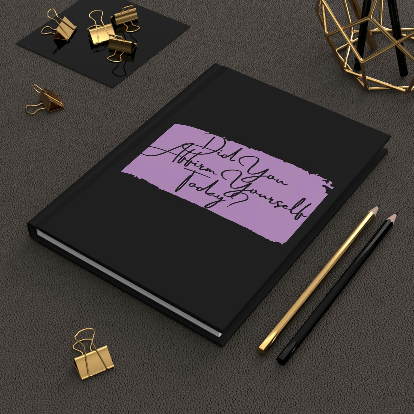 "Affirm Yourself" Hardcover Journal Matte