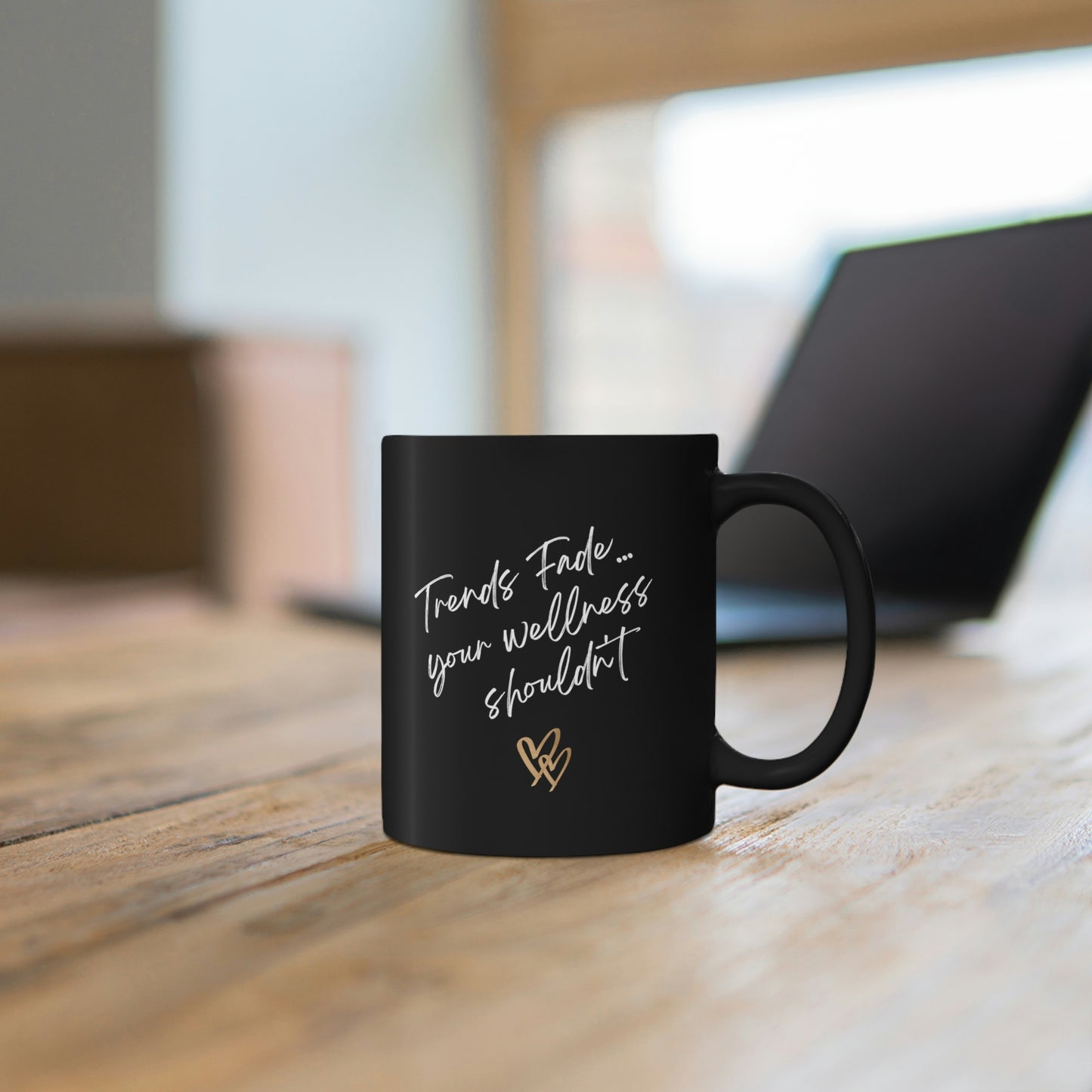 "Trends Fade" 11oz Black Mug