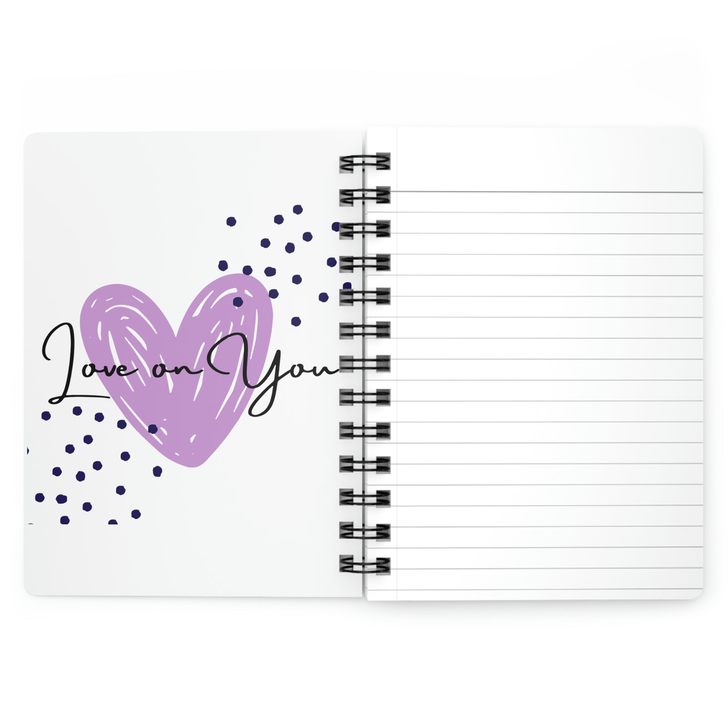 "Love on You" Spiral Bound Journal