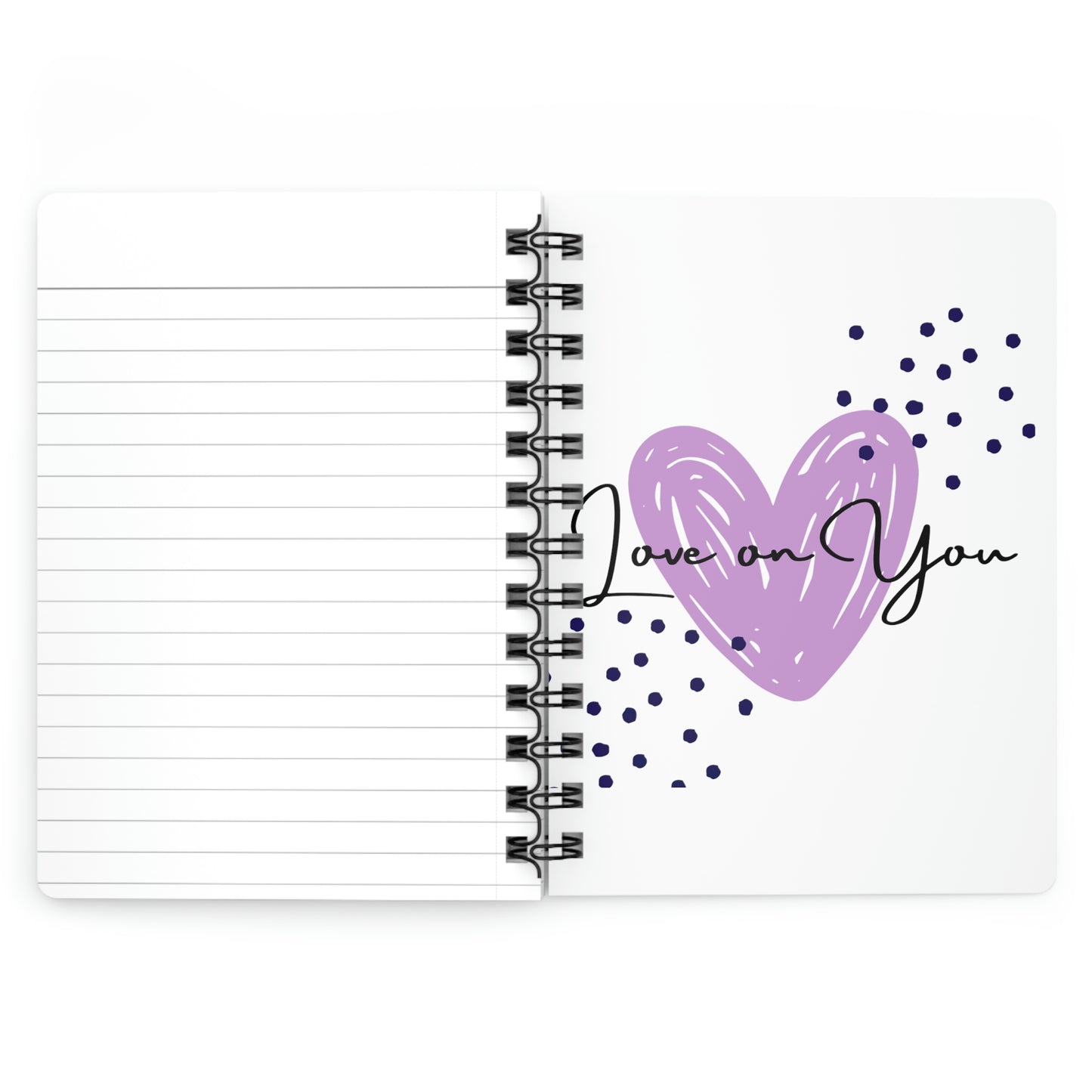 "Love on You" Spiral Bound Journal