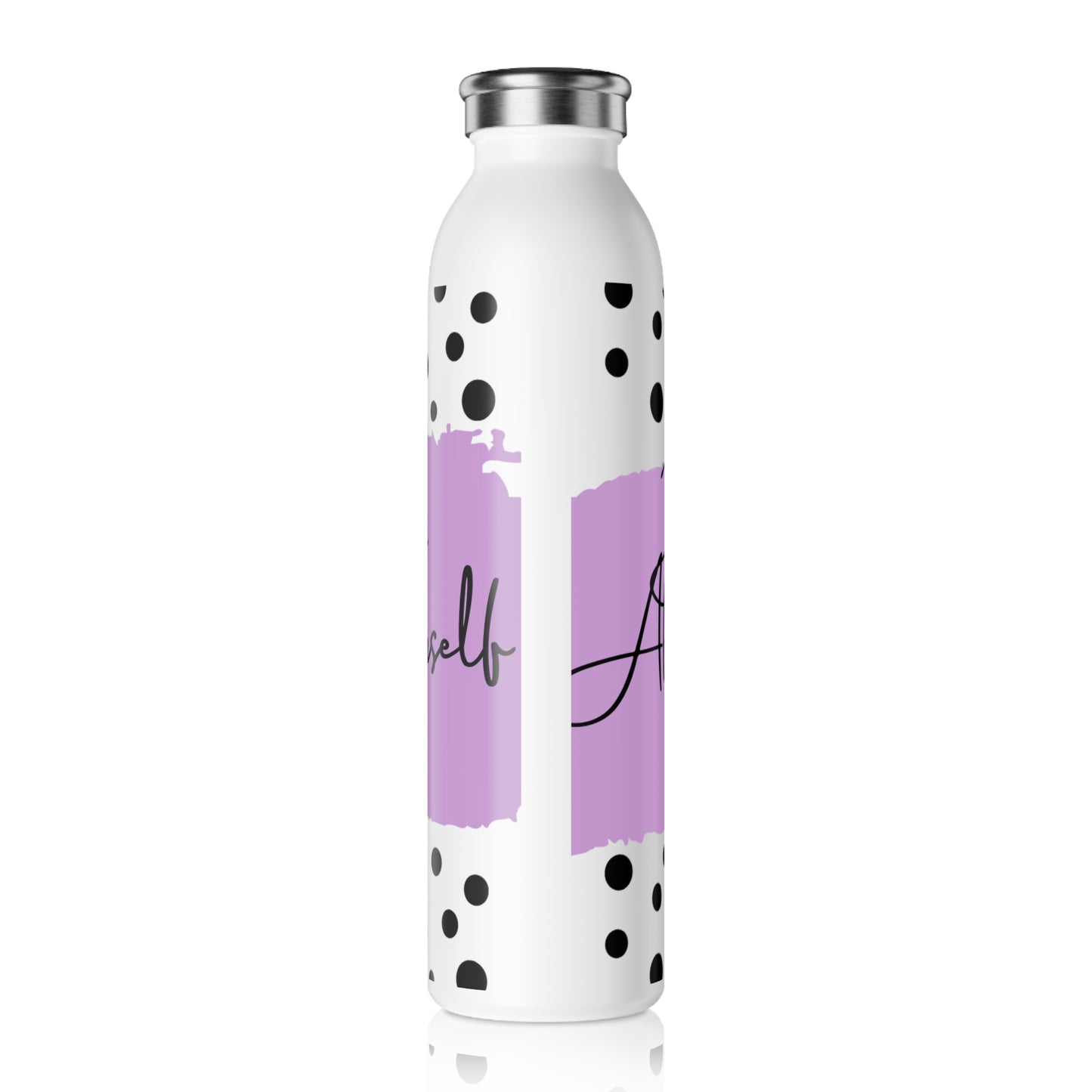 "Affirm Yourself" Slim Water Bottle